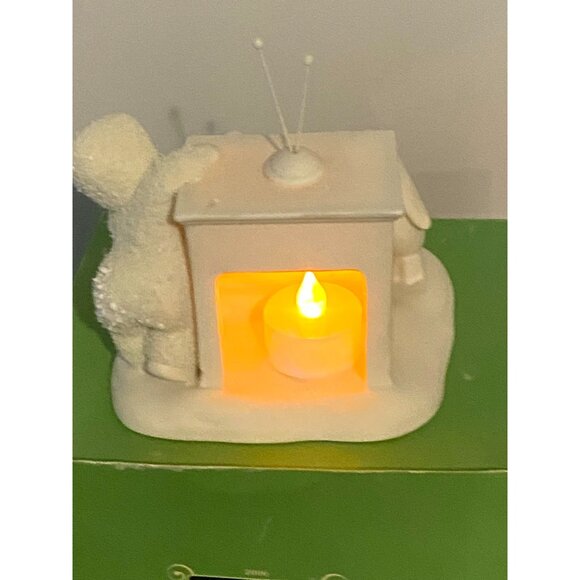 Snowbabies "Thats Enough TV For Today!" Figurine With Penguins By Kristi Jensen - Picture 7 of 16